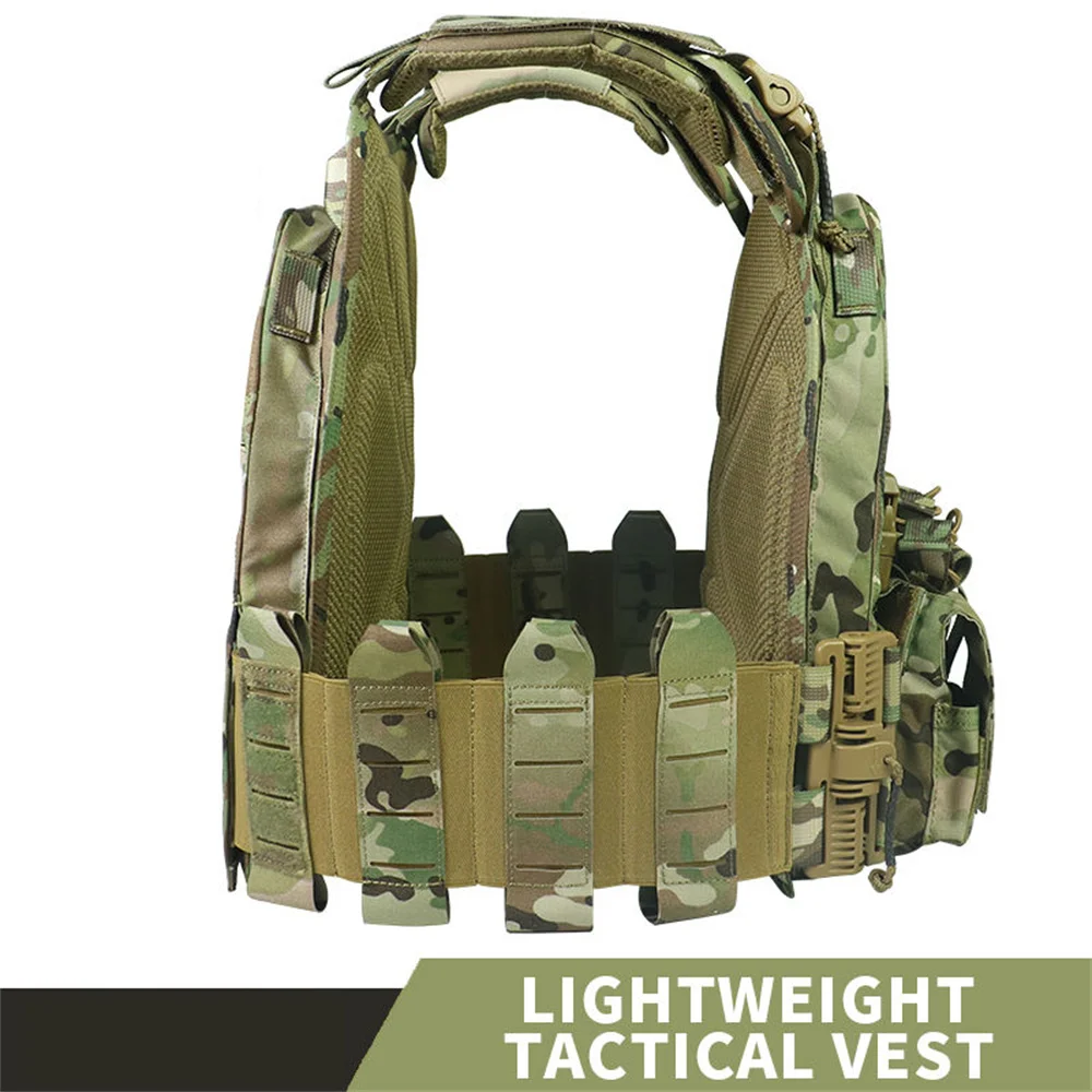 6094 tactical vest MOLLE outdoor camouflage vest 1000D combat protective equipment quick disassembly