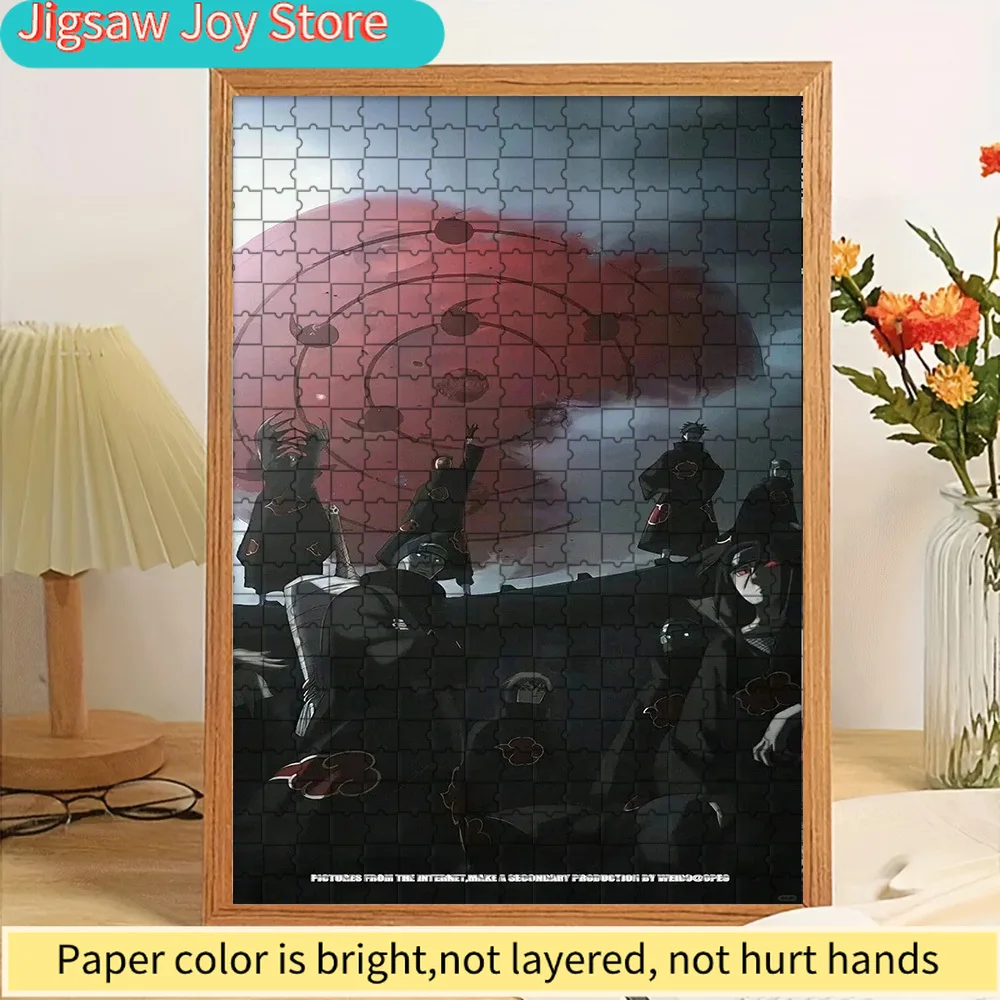 

Anime Naruto Akatsuki Organization Infinite Tsukuyomi Epic Scene Paper Puzzle, Premium Thick Paper Material, High Definition Viv