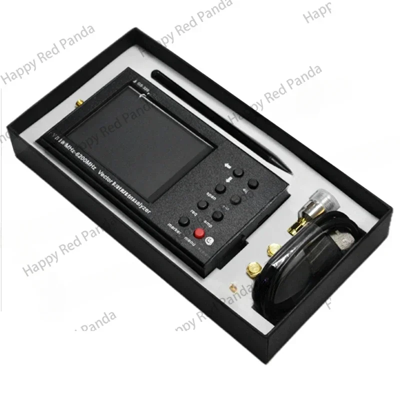 New GS-320 6Ghz  Vector Network Analyzer VNA Antenna Analyzer 23Mhz-6200Mhz + 3.2 Inch LCD+4000Mah Battery+Case