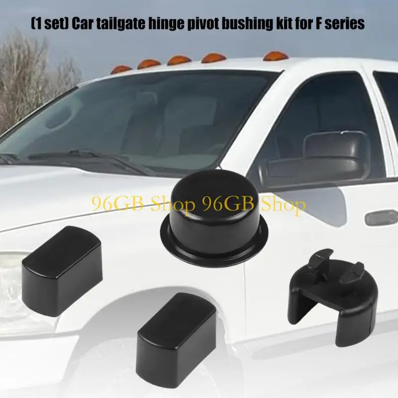 96GB Sturdy ABS Rear Door Hinge Bushings Set For 1987 2006 Truck Models And 2002 Pickup