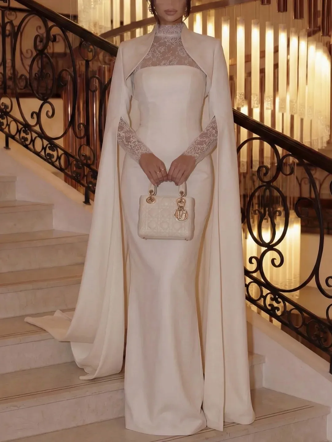 Booma Mermaid Long Lace Simple Wedding Dresses Long Sleeve Satin Elegant Brides Gown Custom Made 2026 image 3