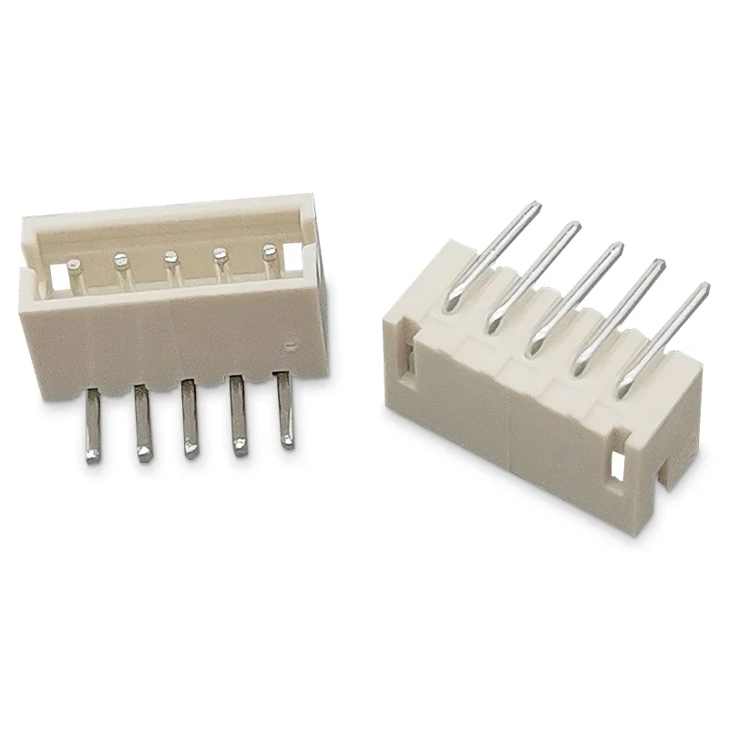50PCS ZH1.5 1.5mm pitch connector Right Angle Pin socket 2P 3P 4P 5P 6P 7P 8P-12P Right Angle Pin Male Micro JST Socket