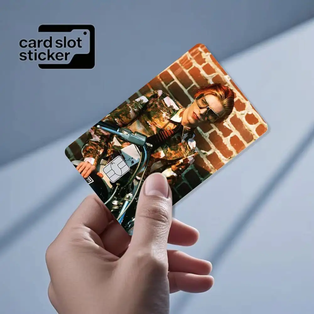 Cool Singer D-David Bowie  Credit Card HD Stickers Game Card Decal Small Chip Waterproof Sticker Gift