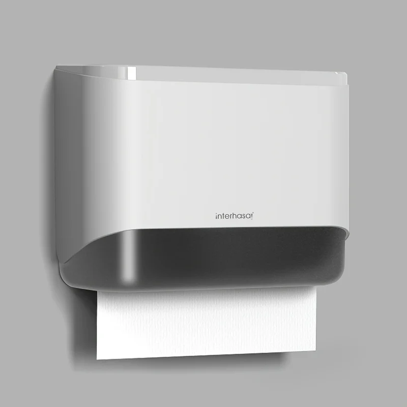 Dispenser per fazzoletti da parete premium - Design durevole e salvaspazio - Installazione senza punzonatura, stile moderno, perfetto per il bagno