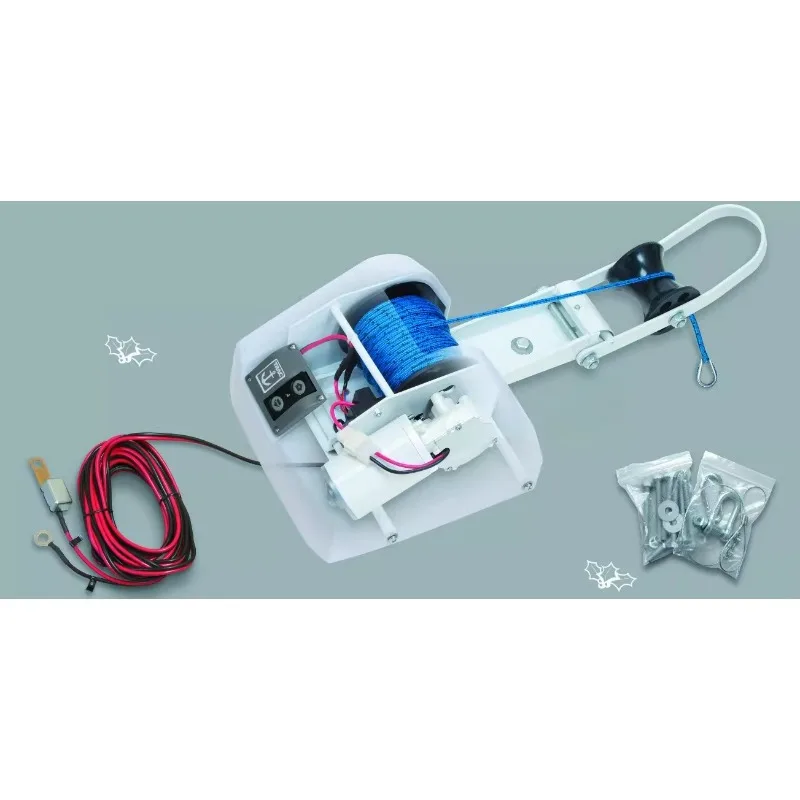 Marine Electric Windlass AC35SW - Boat Anchor Winch for 13.6kg Weight, Suitable for Yachts & Inflatables