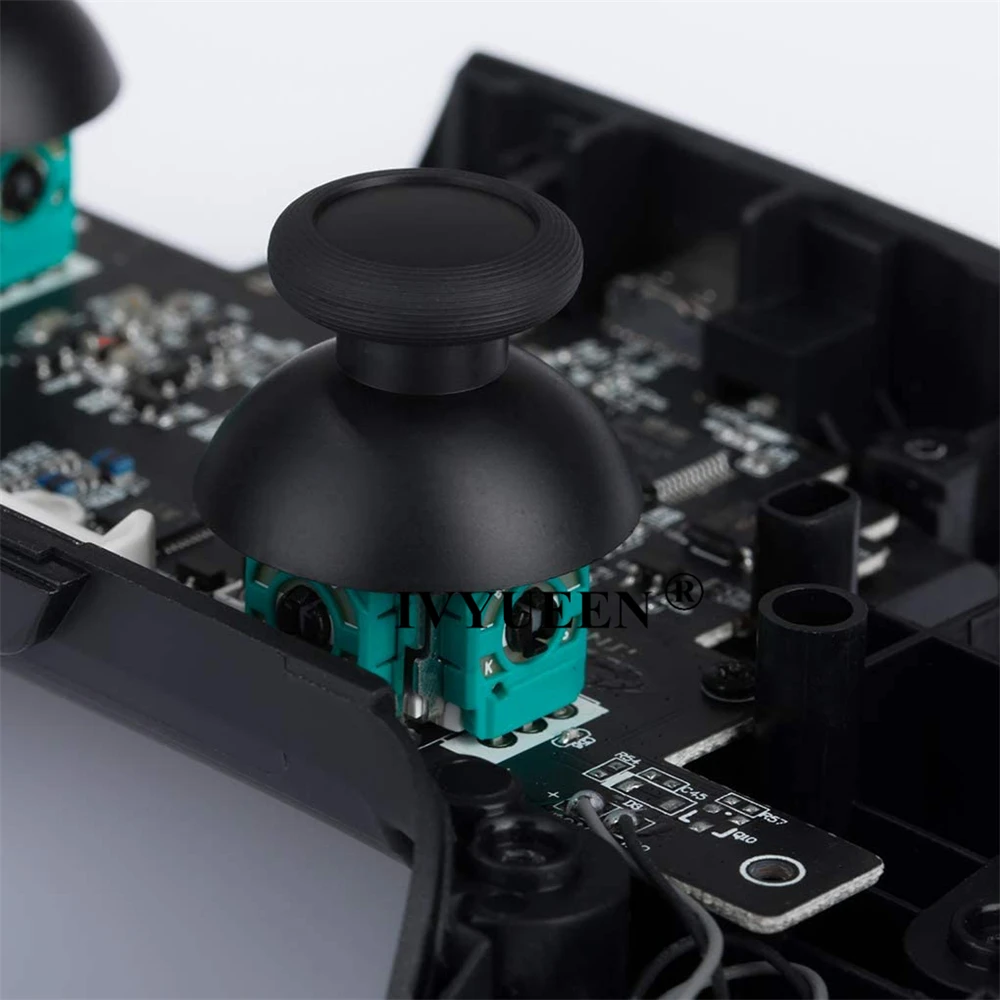 IVYUEEN สำหรับ Nintendo Switch Pro Controller 3D Analog Stick 3 Pin Sensor โมดูล Potentiometer พร้อม ThumbSticks Caps อะไหล่ซ่อม