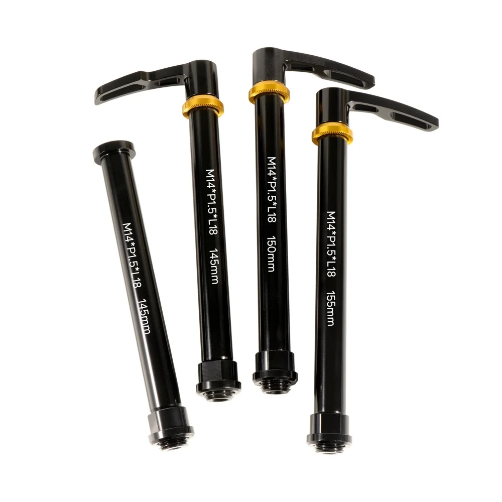 ملحقات الدراجة الجبلية Mtb من خلال المحور، 15 × 100 مم 15 × 110 مم شوكة أمامية معززة من خلال رافعة عمود المحور، خفيفة الوزن من سبائك الألومنيوم باستخدام الحاسب الآلي #1