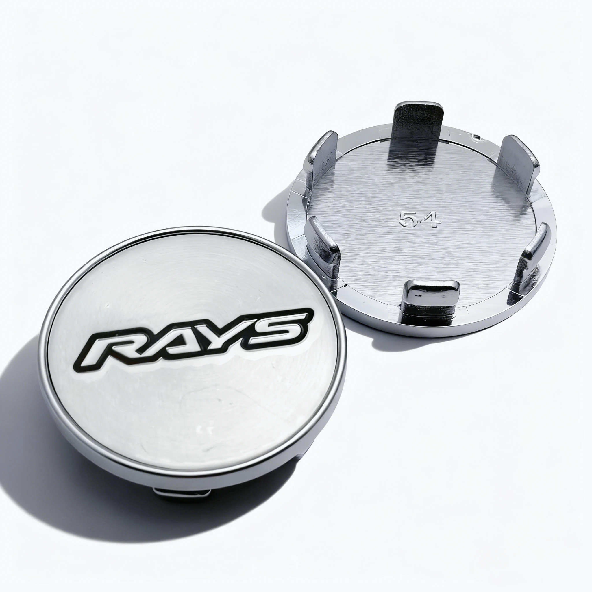 4 قطعة JDM الفضة الأسود الأشعة شعار شعار سيارة عجلة مركز قبعات 54 مللي متر 49 مللي متر حافة Hubcaps غطاء عجلات غطاء محور استبدال اكسسوارات السيارات #3