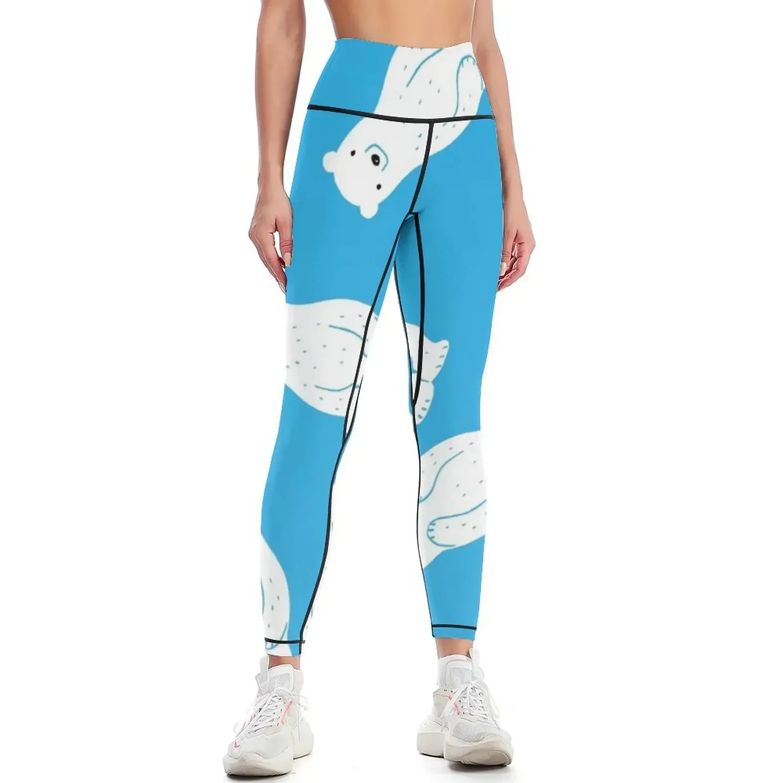 Polar bear Leggings gym's sportswear Women sportwear sportswear for gym Leginsy push up Womens Leggings