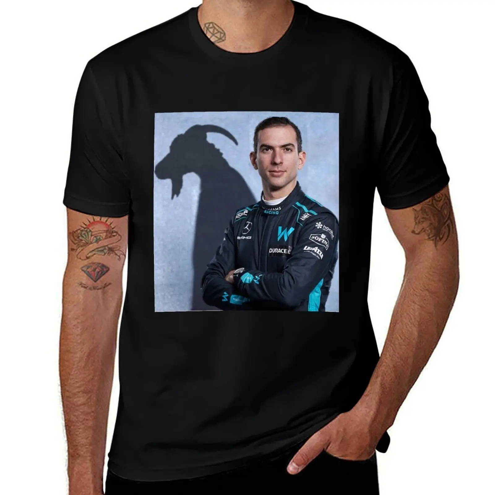 

Goat Latifi, F1 memes T-Shirt anime stuff sports fans vintage anime shirt mens t shirt