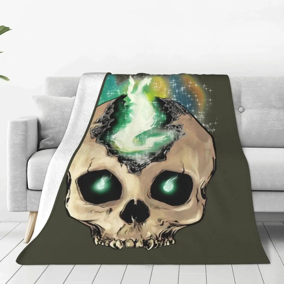 Bloodborne Madman's Knowledge Four Seasons Universal Blanket Fireplace Can Be LaidChristmas Present