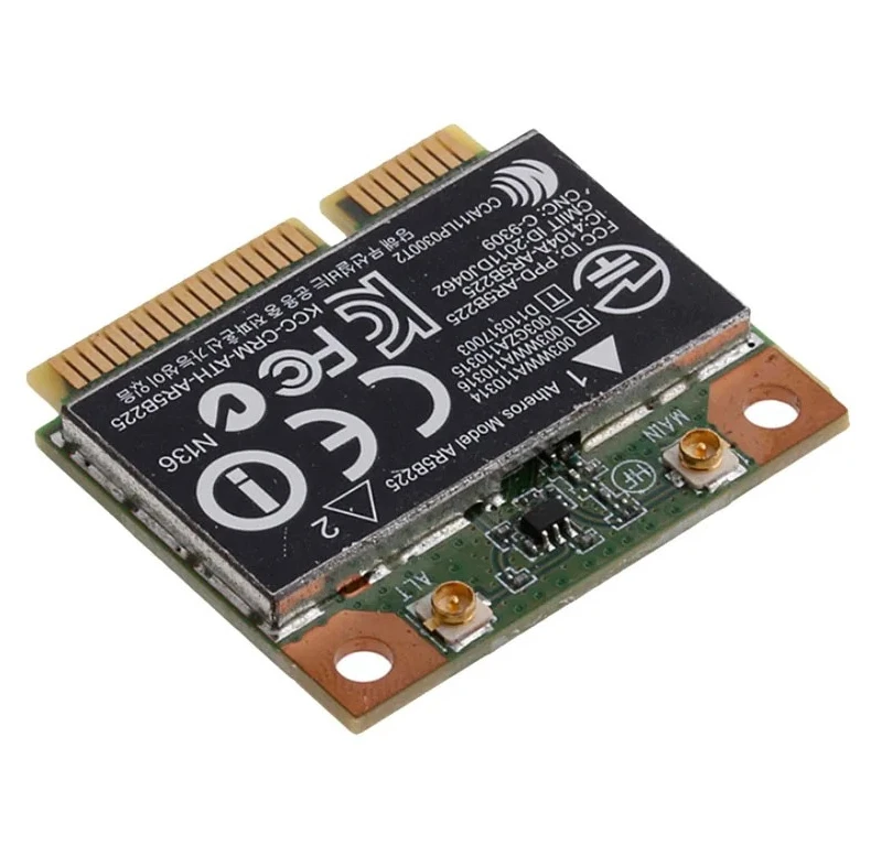 ZZ 2026 Atheros Ar5B225 Half Mini Pci E Wireless Network Card 300Mbps Bluetooth 4 0 Notebook Internal Upgrade Hardware
