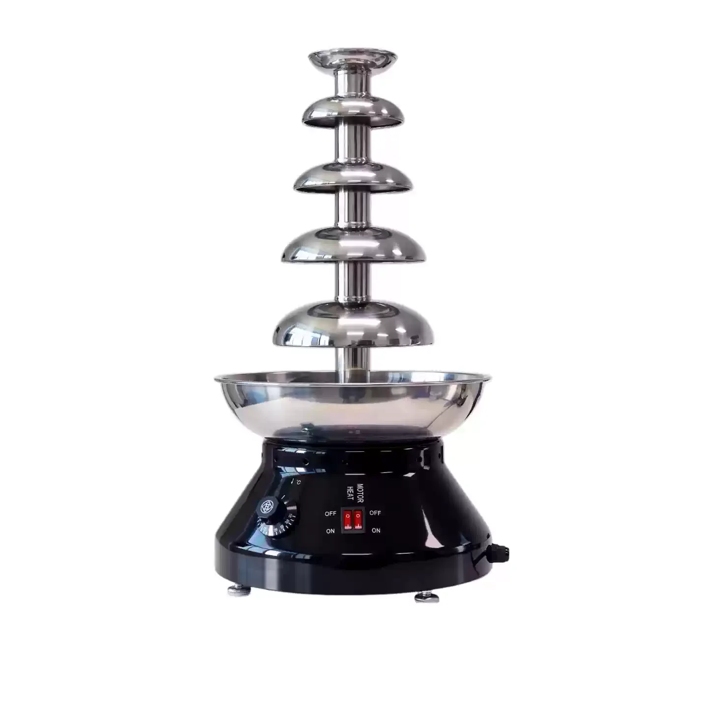 Electric Chocolate Fondue Fountain Automatic Waterfall Machine Commercial