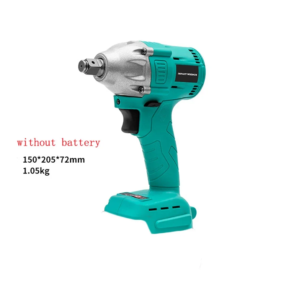 21V 2 In 1 Brushless Cordless Electric Wrench 1/2Inch 15000Amh Battery