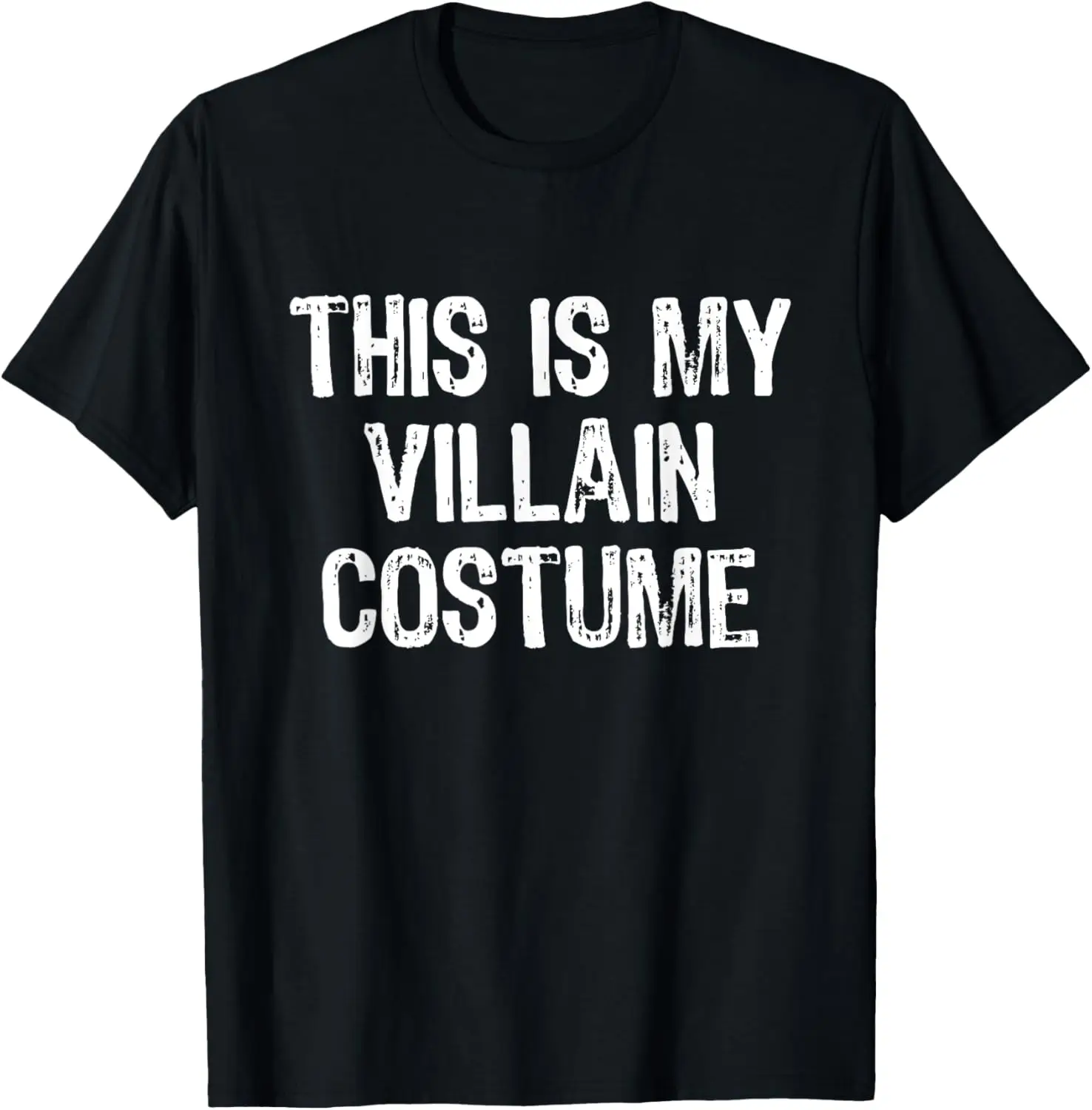 This Is My Villain Halloween Costume Easy Lazy Last Minute T-Shirt