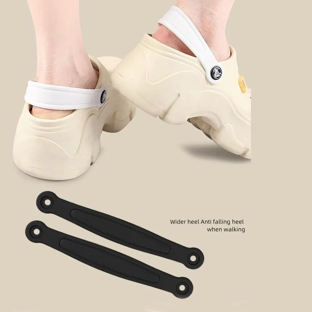 Accessories EVA Beach Slippers Straps Adjustable DIY Sandals Straps Hole Shoes Strap Shoe Decoration