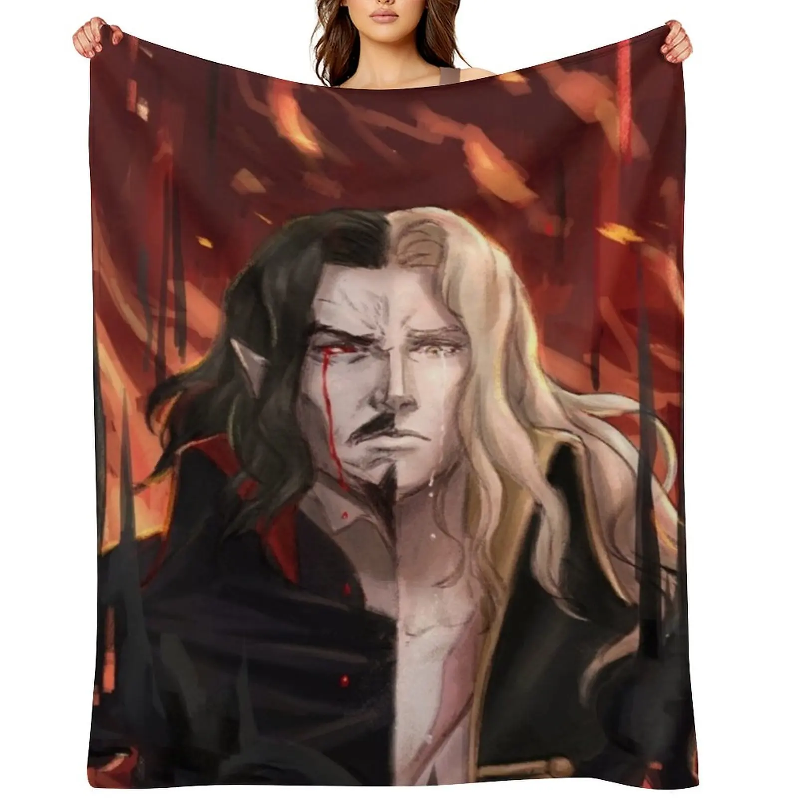 

Castlevania Throw Blanket Hairy christmas decoration Cute Plaid Large Blankets