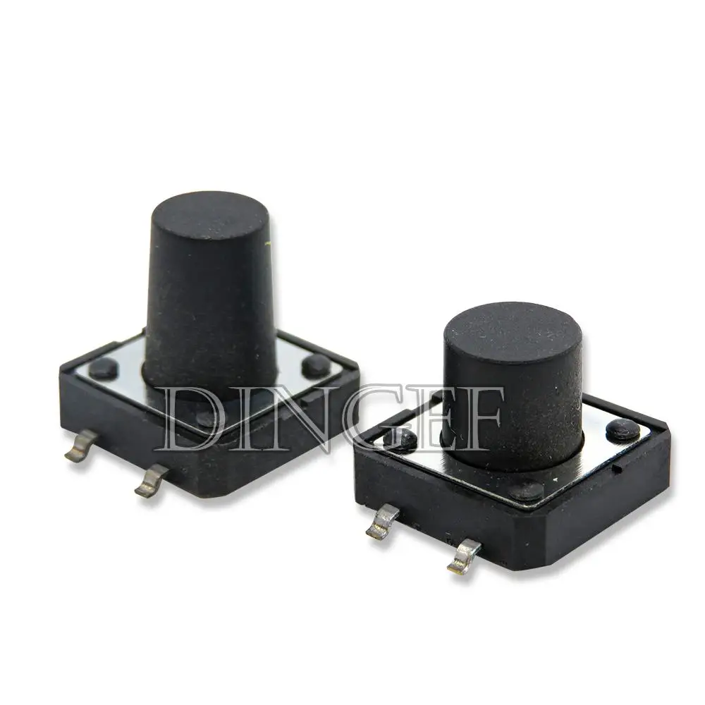 12x12mm Panel PCB Momentary Tactile Tact Mini Push Button Switch DIP 4pin 12x12x4.3/5/6/7.3 9 MM 12*12*4.3MM 5MM 6MM 7MM 8MM 9MM