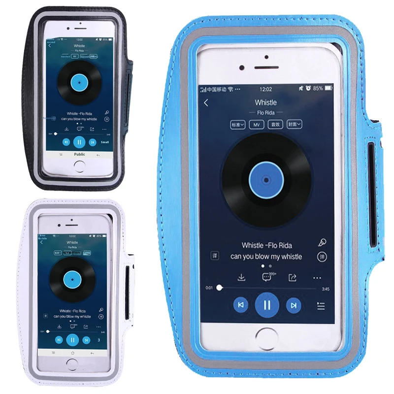 Running Armbands For iPhone 17 16 15 14 13 12 11 Samsung Xiaomi Oppo Huawei Honor Outdoor Sports Arm Band Case Phone Pouch Bags view 3