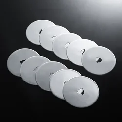 10Pcs 60mm Patchwork Leather Blade Rotary Cutter Blades Sewing Fabric Paper Cutting Spare Blade Cutting Crafts Rotary Cutter