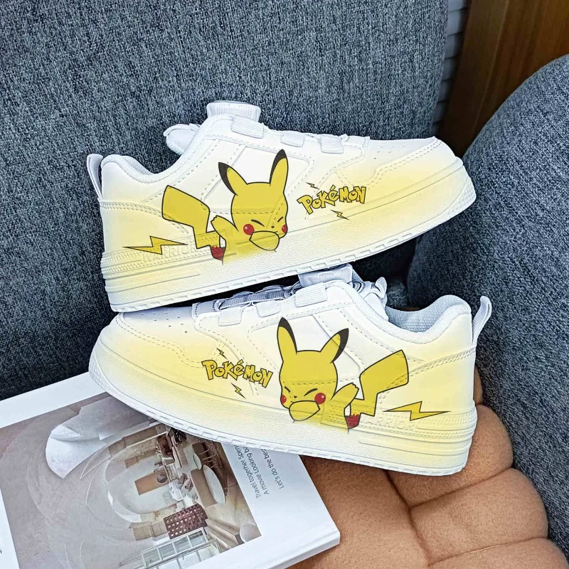 

MINISO Pokémon Go Pikachu Rotary Buckle Children's Shoes Men's Spring and Summer Limited Edition Children's Casual Sports Shoes