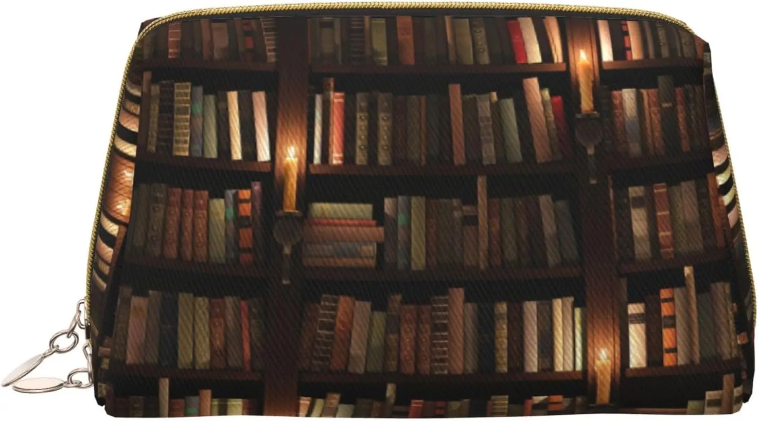 

Книжная комната, библиотека, косметички с принтом, кожаная косметичка, маленькая для кошелька, косметичка, клатч для туалетных принадлежностей для женщин, путешествия