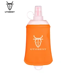 UTOBEST 150ml 200ml 250ml Soft Flask Foldable Silicone Water Bottle TPU Running Kettle for Hydration Pack Bag Vest