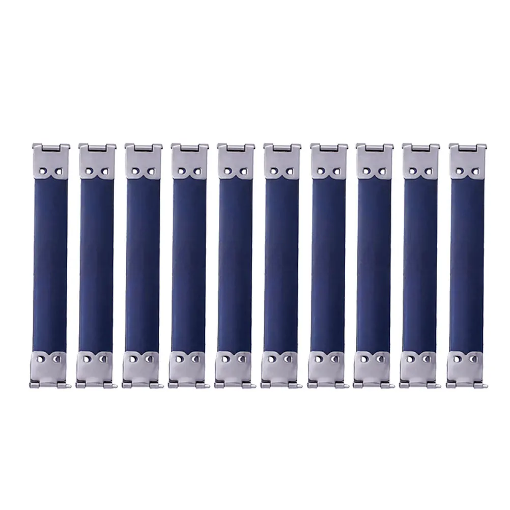 

100Pcs 9cm Metal Internal Flex Frames Spring Clips for Purse Handbag Accessories Silver Random Color Metal Internal Flex Frames