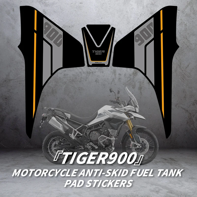 

For TRIUMPH TIGER 900 Motorcycle Accessories Gas Tank Decoration 3M Back Glue Decals Of Fuel Tank Protective Stickers Kits