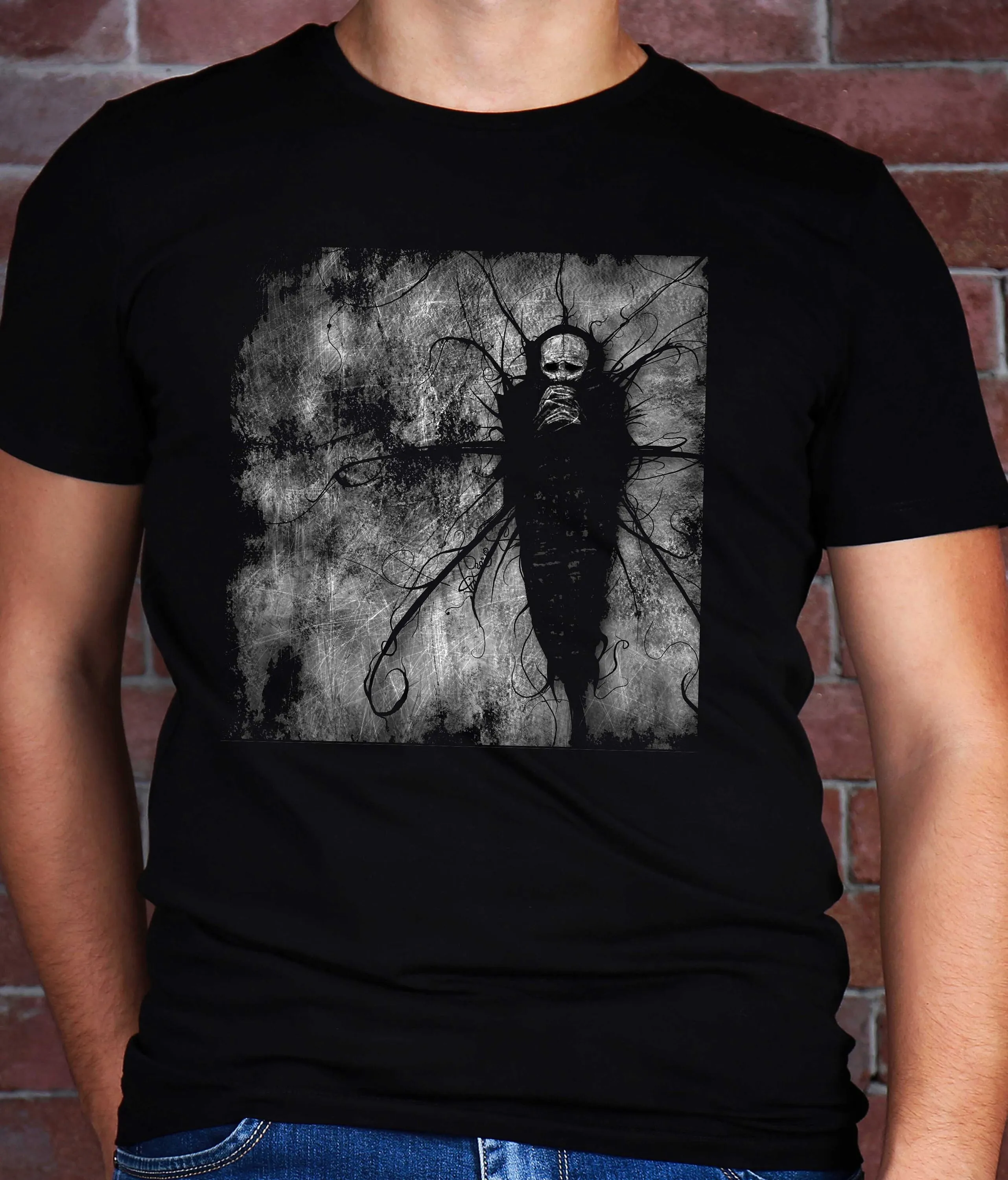 COCOON T Shirt Goth Horror Spider Gothic Black Metal