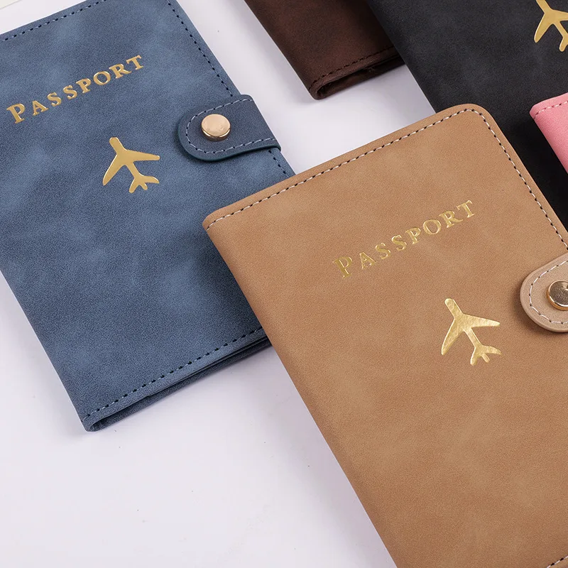 جديد بو حامل جواز السفر تذكرة جواز السفر يغطي جواز السفر الغطاء الواقي معرف حامل بطاقة الائتمان إكسسوارات السفر