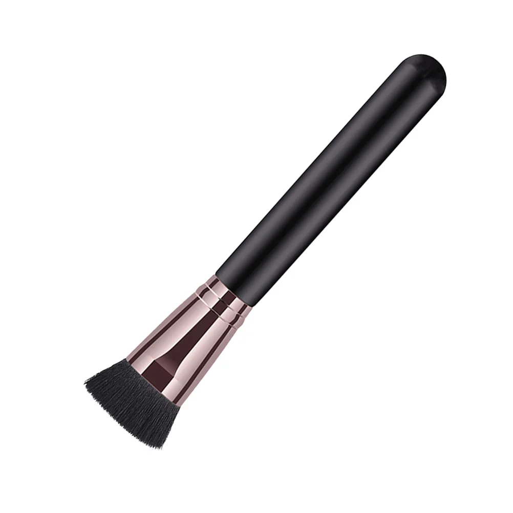 PVC 플랫 파운데이션 합성모 부드러운 메이크업 적용을 위한 우아한 화장품 브러시 세트 헤어 빠짐 없음 완벽한