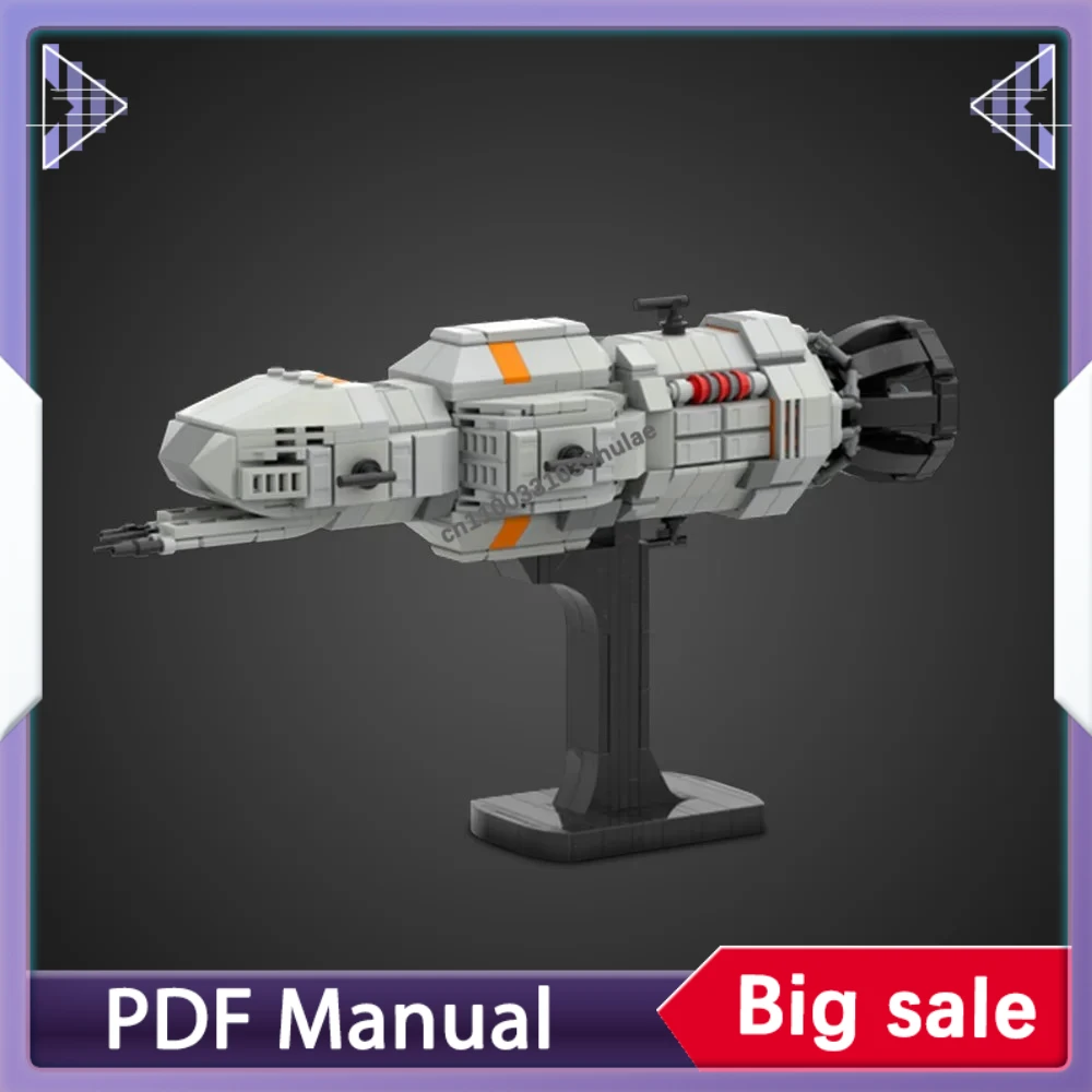 

498 шт. MOC The Expanse Rocinante кирпичи фильм Rocinante космический корабль строительные блоки модель сборка развивающие игрушки подарки для детей