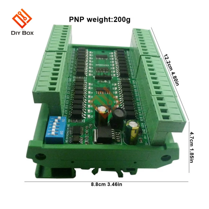 32CH PNP NPN Isolated Digital Input RS485 Modbus Rtu Controller DC 12V 24V PLC Switch Quantity Acquisition Board