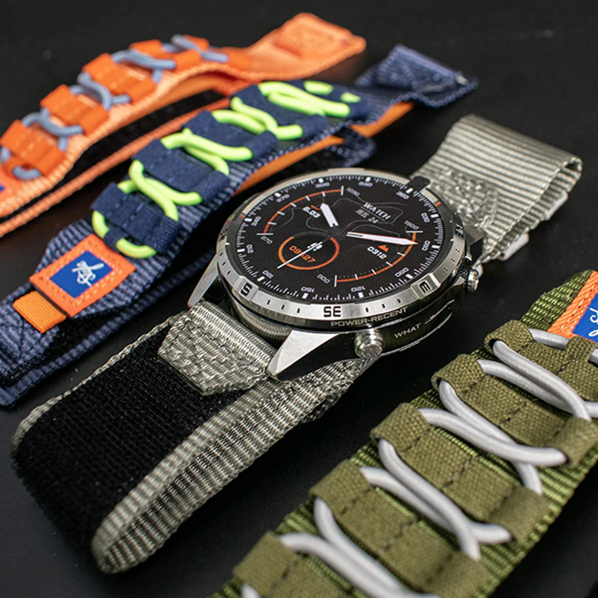 Pulseira de nylon de ajuste rápido, 20 22mm, para samsung watch 4/5/6/7 40mm 44mm, pulseira para galaxy watch 6/4 clássico 43 47mm, cinto esportivo