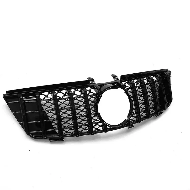 For Mercedes Benz ML W164 2005-2008 ML320 ML350 ML500 GTR Style Front Grille Racing Grill Mesh Tuning Accessories