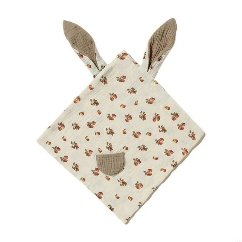 581F Baby Lovey قطن الموسلين بطانية أمان للأطفال حديثي الولادة ناعمة لوفي مريحة من Loveys