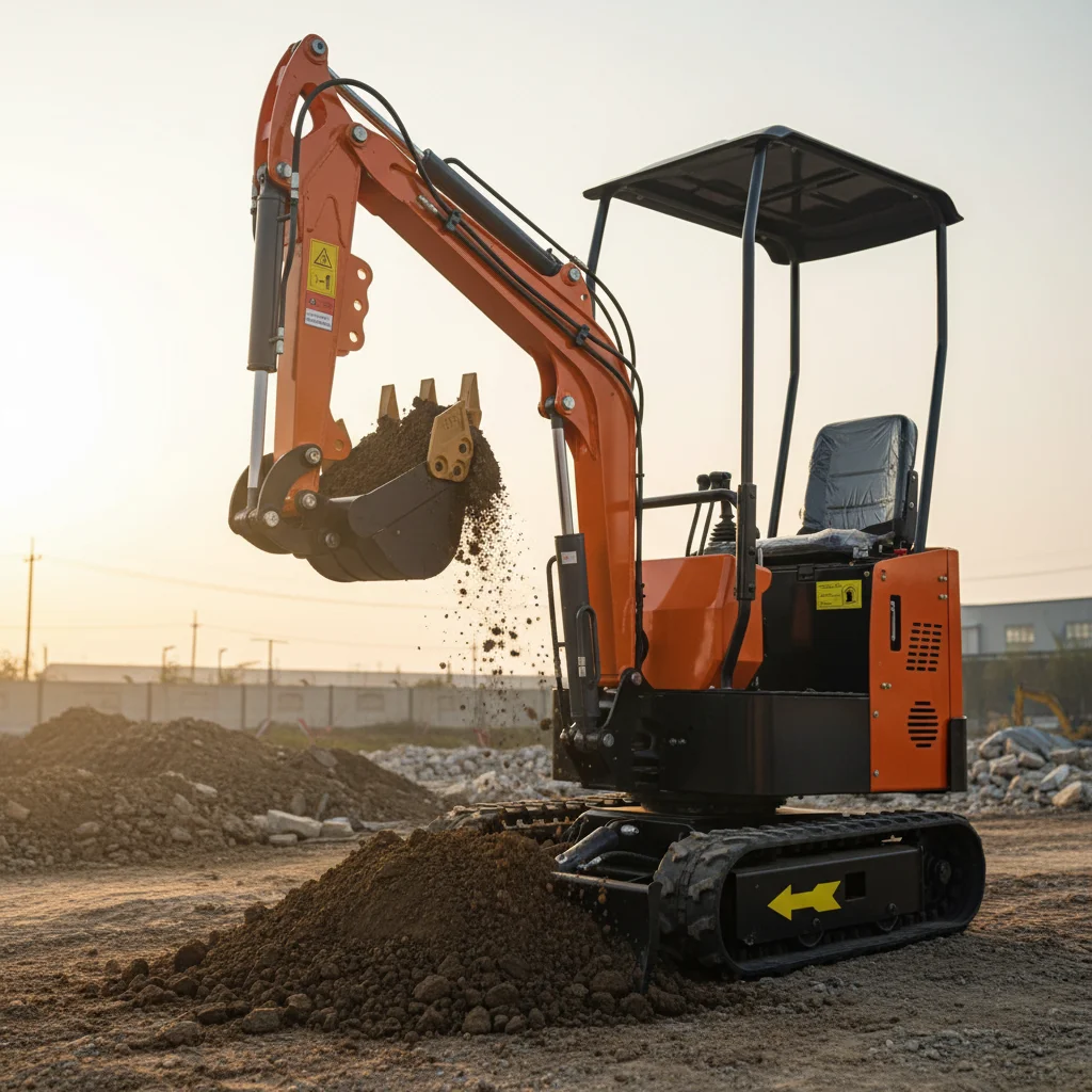 Customize Heavy Duty Crawler Excavator 2.0 Ton Mini Project Digger Machine