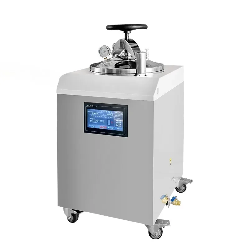 Vertical Backpressure Vacuum Cooked Food Sterilizer Stainless Steel Sterilizer Steam High Temperature Pressure Cooker