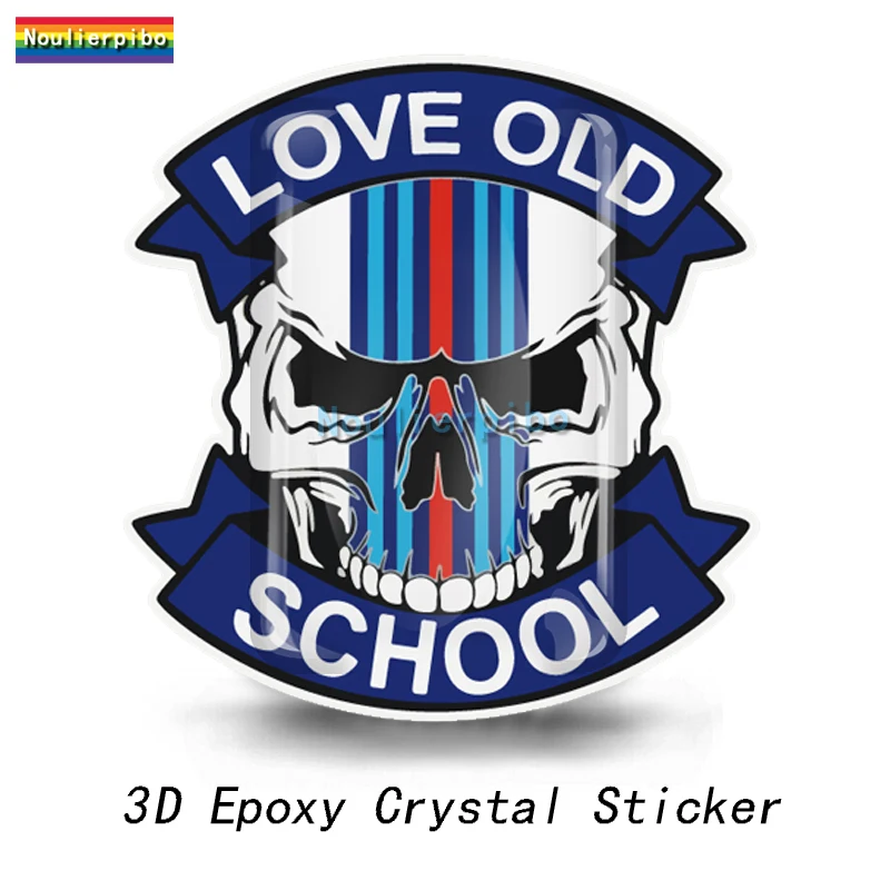 3D Sticker Stereo Epoxy Martini Racing Launch Box Trolley Case Cell Phone Vinyl Sticker Car Dome Sticker Accessories