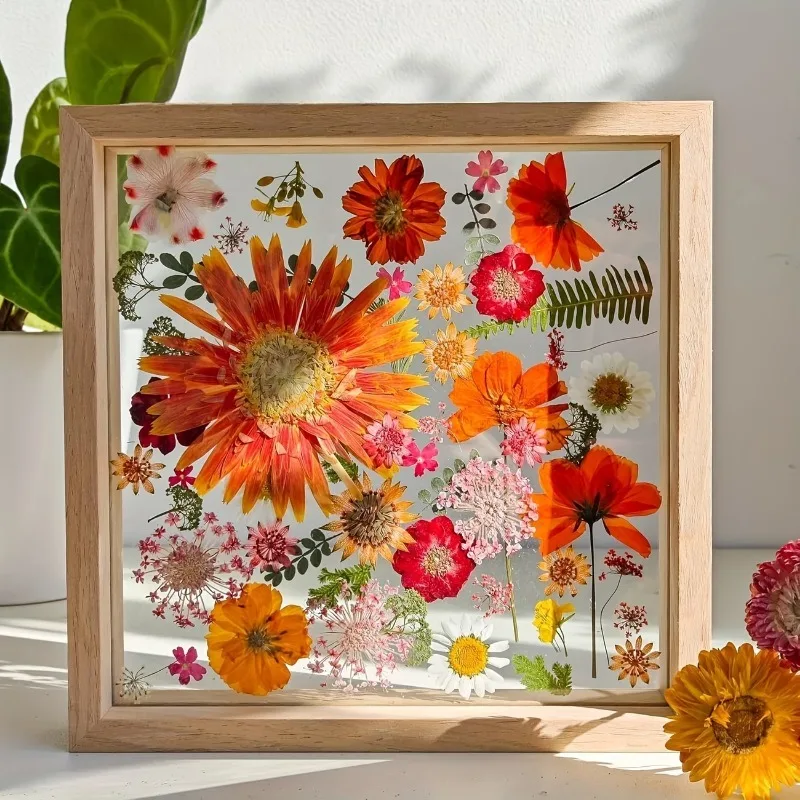 Acrylic+Wooden Frame 3D Wooden Frame Bingkai Foto DIY Photo Frame Desktop Photo Collection And Decor