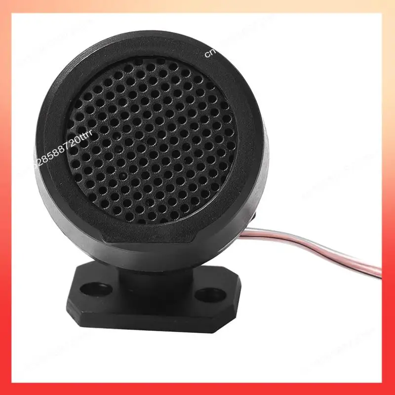 ABNR 4 คู่ 91Db Universal ลําโพงเสียงรถยนต์ 12V 500W Super Power เสียงเสียง Loud สีดําโดมรถทวีตเตอร์ลําโพง