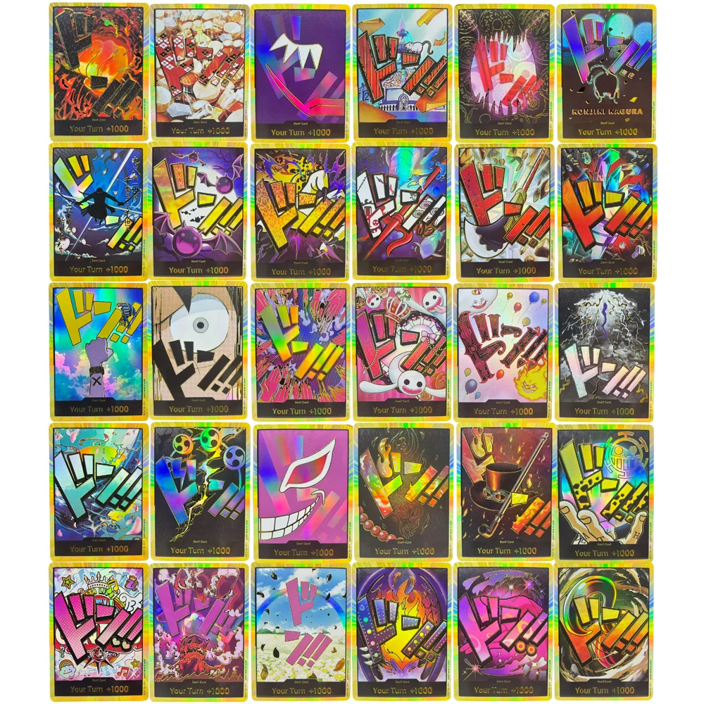 Tarjetas de colección ONE PIECE ¡NO! Tarjeta Monkey D. Luffy Roronoa Zoro EN DIY juego hecho a sí mismo de alta calidad tarjetas de Anime juguete de regalo