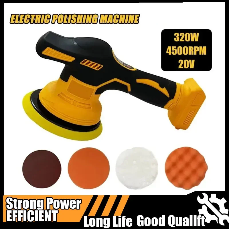 

Горячий 8-ступенчатый цифровой дисплей, беспроводной автомобильный полировщик для аккумулятора 20 В, электрический полировщик, автомобильная вощеная полировка, подходит для машины Dewalt