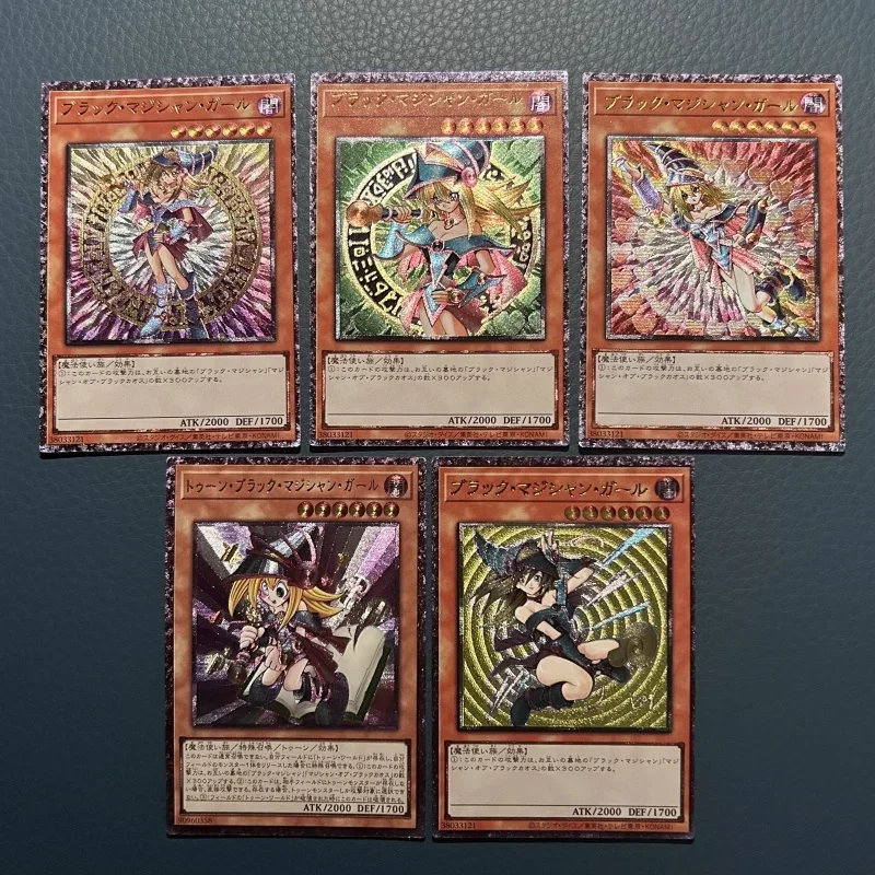 Yu Gi Oh Self Made Dark Magician Girl Japanese Version Collection Card Toy Game Characters Anime Classic Series Japanese Version