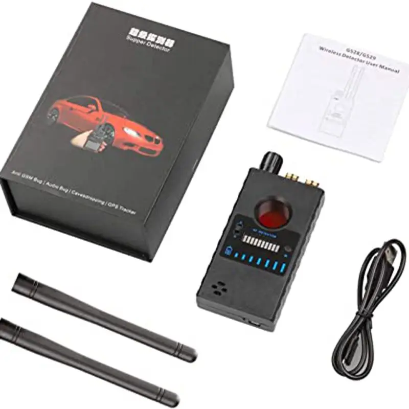 Hotel Camera Detector, RF Spy Things Device, GPS, GSM, BugCar Tracker Detector Spy Gadgets For Car, Meeting, Travel Devices