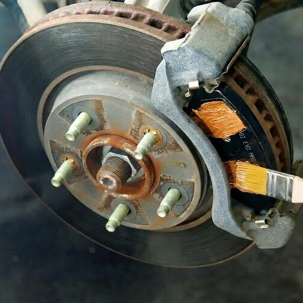 Radnaben-Anti-Klebendes Kupferfett mit Hoher Temperaturbeständigkeit, Bremsscheiben-Schmiermittel gegen Verkalkung und Korrosion, Pflegewerkzeug-Set – Detail 4
