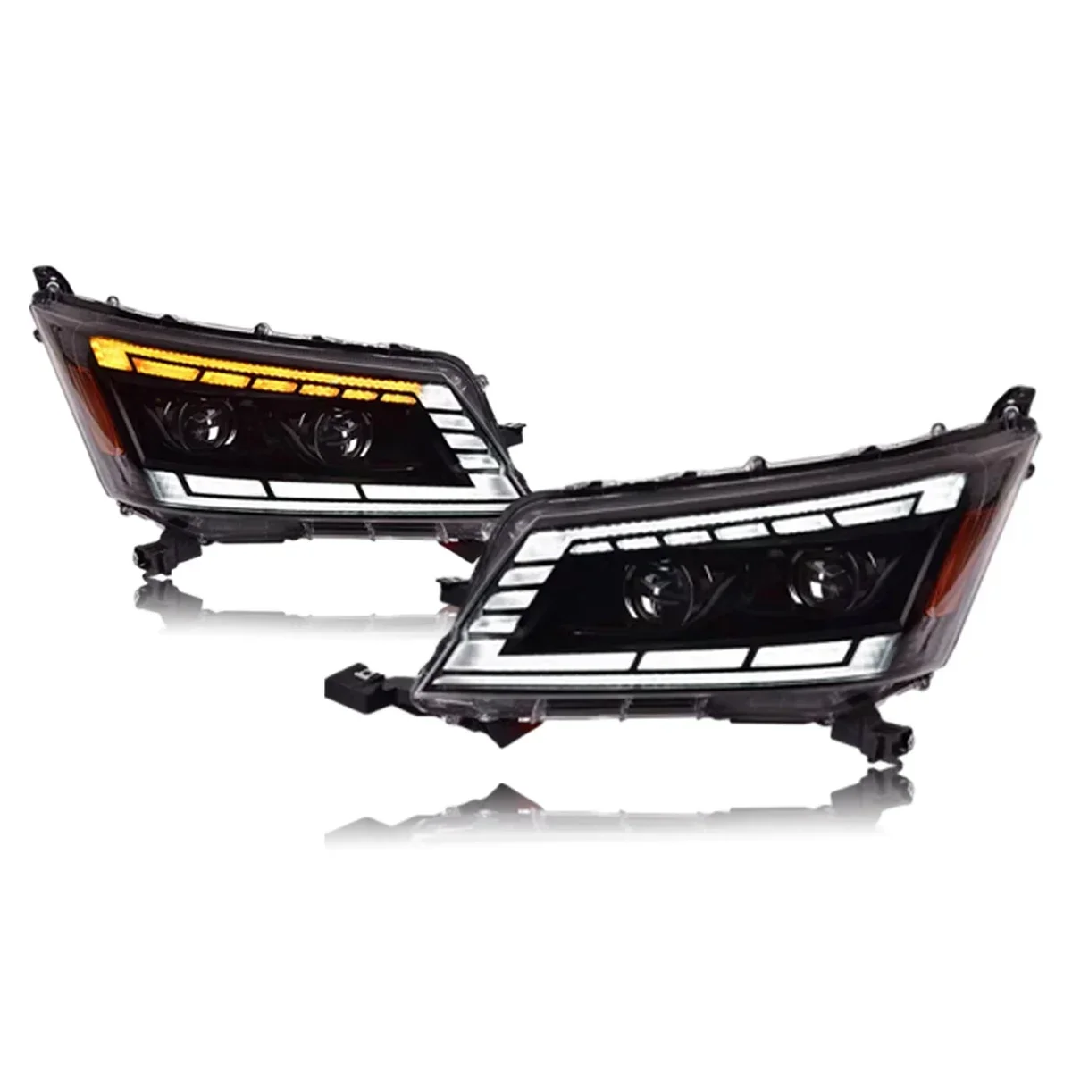 TYPY جديد LED رئيس مصباح ترقية تعديل لتويوتا هايس المصابيح الأمامية 2019-2022 ديناميكية إشارة رئيس مصباح اكسسوارات السيارات