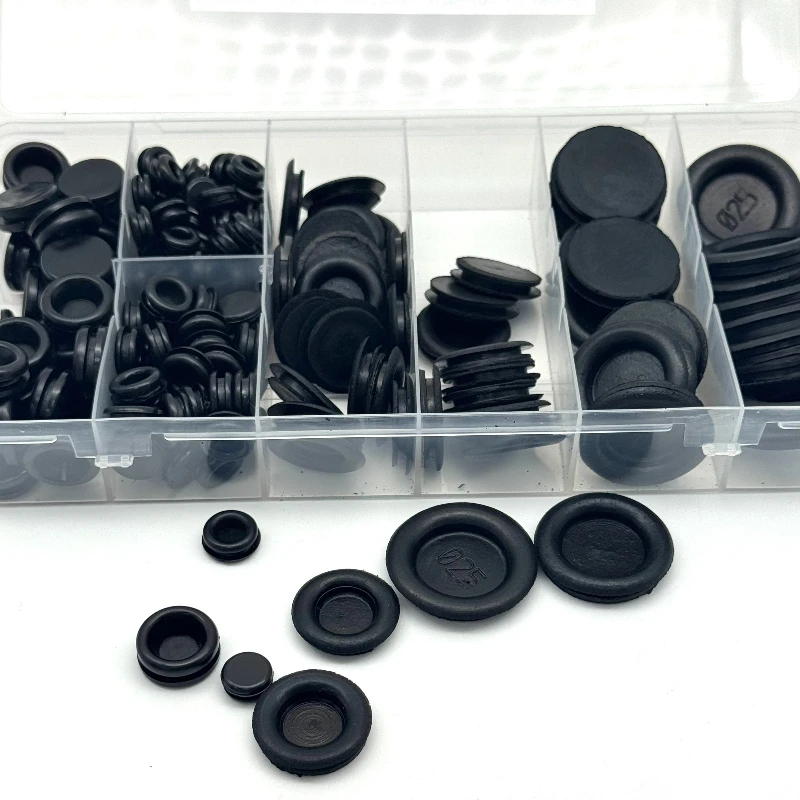 Waterproof Protect Wire Tool 7 Sizes Sealing Rubber Cables Grommet Kit Electrical Plugs Conductor Gasket Ring