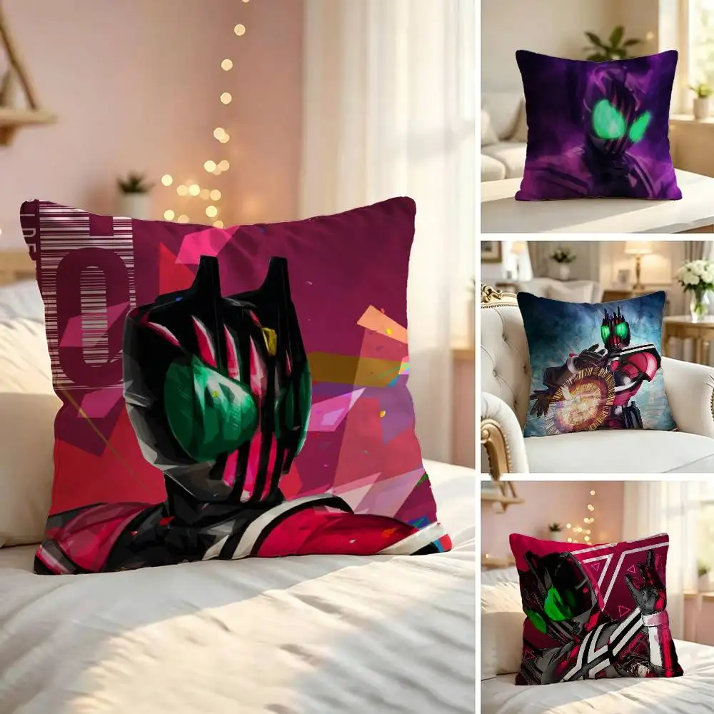 Kamens Riders decade Square Double-Sided printed Pillow Case Bedroom Bedside Pillow Sofa Cushion Cover
